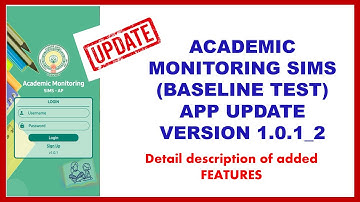 ACADEMIC MONITORING SIMS (BASELINE TEST) APP UPDATE VERSION 1.0.1_2