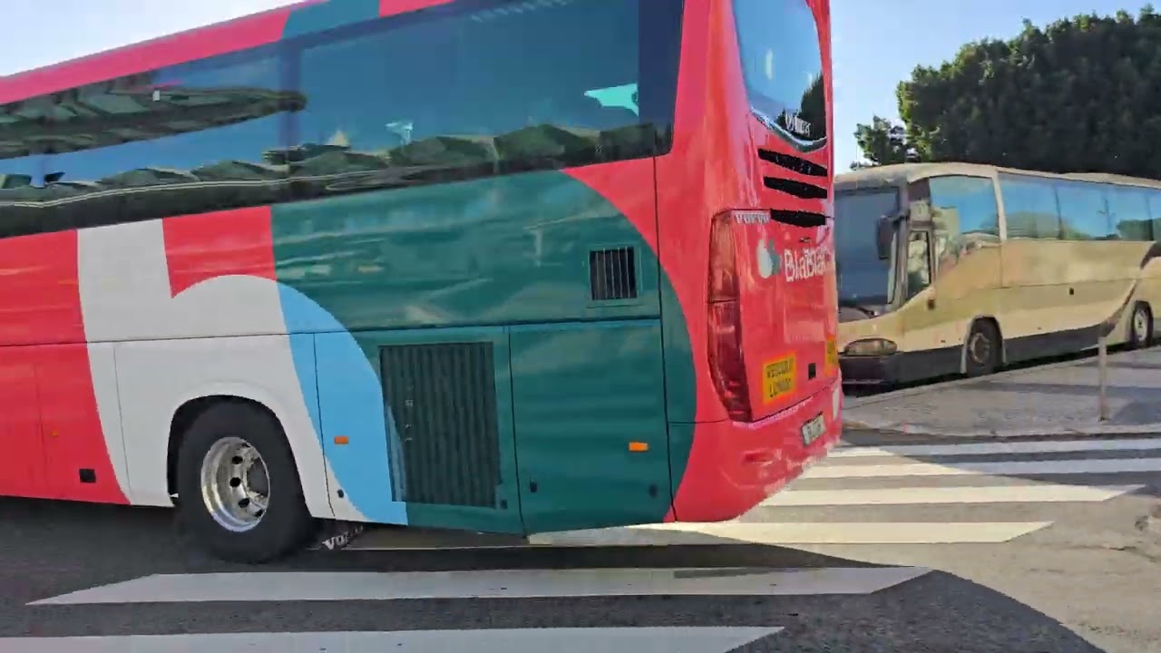 Buses and Coaches arriving at Lisboa Oriente/Lisbon Interchange