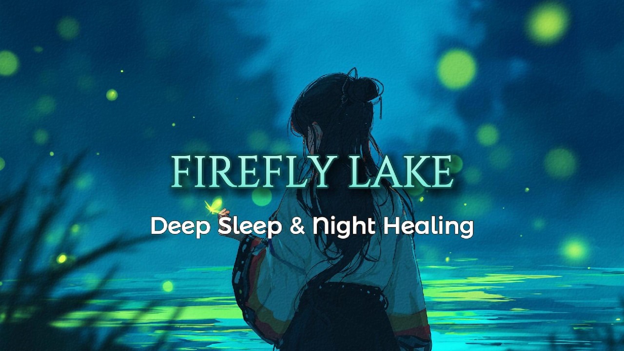 [Deep Sleep] Firefly Lake at Midsummer Night | Mystical RPG Ambience for Healing & Meditation