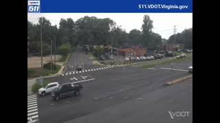 Virginia Bad Driver Leaving From Craftsman Auto Care Immediately Crashes Into Innocent Driver