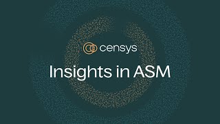 Insights in Censys ASM