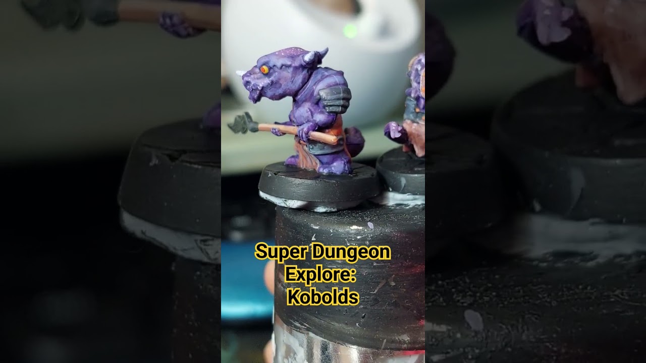 Super Dungeon Explore: Kobolds , pintando miniaturas chibis chulas.