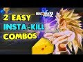 2 INSANE INSTA-KILL COMBOS • EASILY DESTROY HEALTH BARS • DRAGON BALL XENOVERSE 2 TUTORIAL