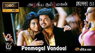 Ponmagal Vandaal Azhagiya Tamil Magan Video Song 1080P Ultra HD 5 1 Dolby Atmos Dts Audio