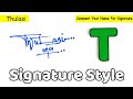  thulasi name signature style request done