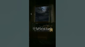 يا أيتها النفس المطمئنة ارجعي إلى ربك راضية مرضية |  #سورة_الفجر #قرآن #تلاوة #خشوع