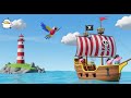 Peppa Pig Pirate Ship Adventure Treasure Hunt Story