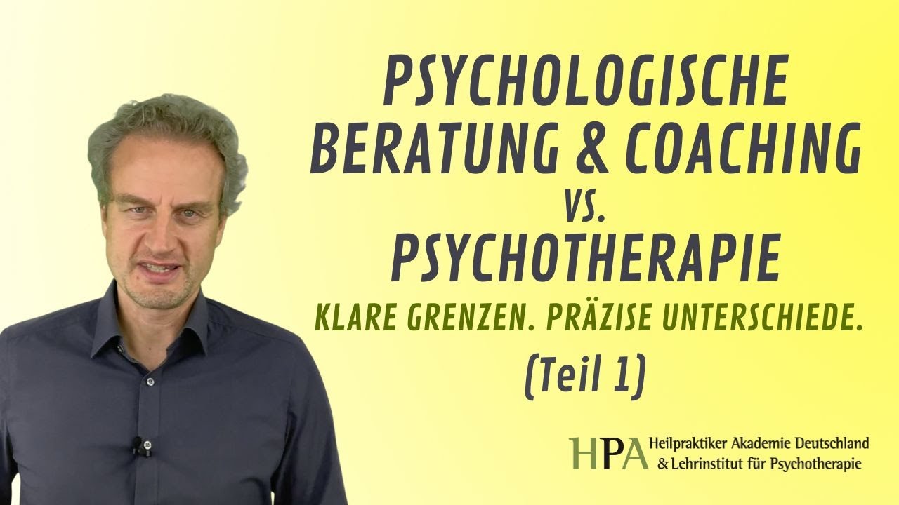 Psychologischer Berater, Coach oder Heilpraktiker für Psychotherapie: Was darf eigentlich wer?