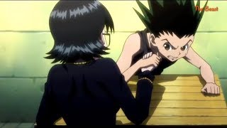 Gon Vs Shizuku Arm Wrestle Match Hunter X Hunter