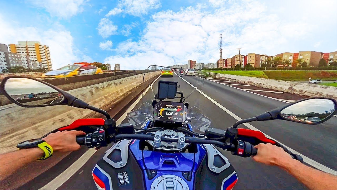 PRIMEIRA VEZ ANDANDO COM A MINHA BMW GS 1300 ADVENTURE