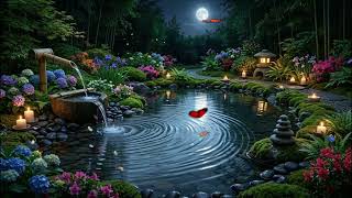 🌿 Bamboo Stream Soft Night Flow & Piano | Peaceful Sleep 🌿 screenshot 5