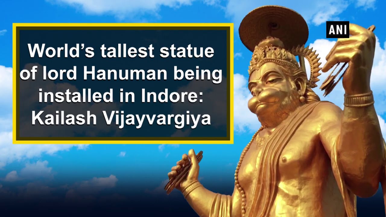 World's tallest Hanuman statue being installed in IndoreKailash