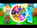 Minecraft 1v1 YouTubers Wheel Race With Oggy!