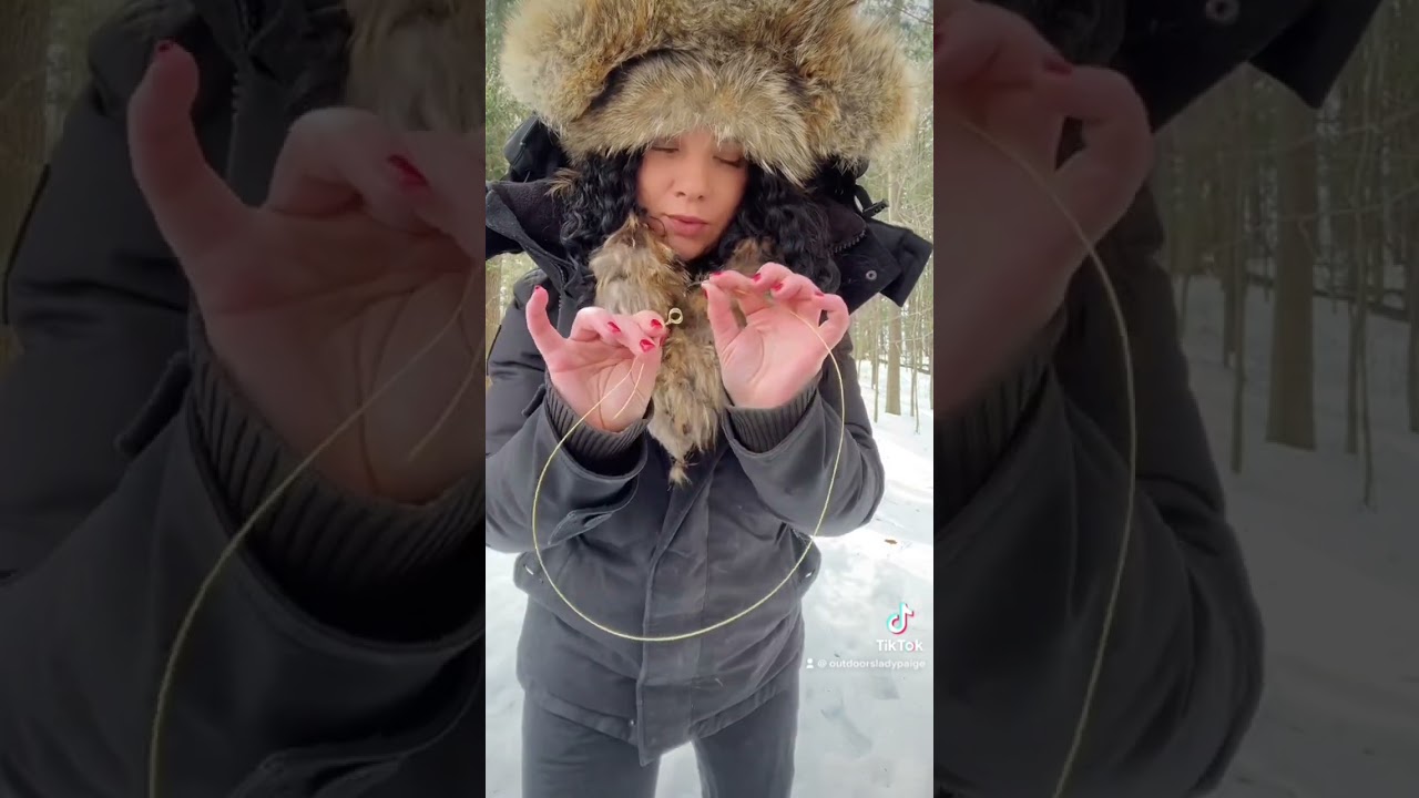 Как сделать силки для ловли кроликов и белок