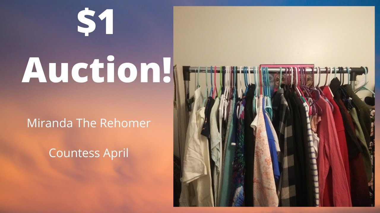 $1 clothes auction with Kim from its about to get real!