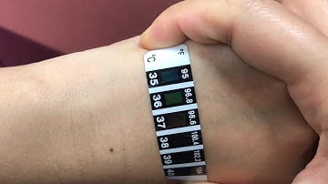 Temperature strips and stickers- Strip Forehead Thermometer