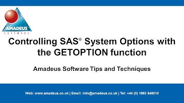 SAS Tip:Controlling SAS System Options with the GETOPTION function