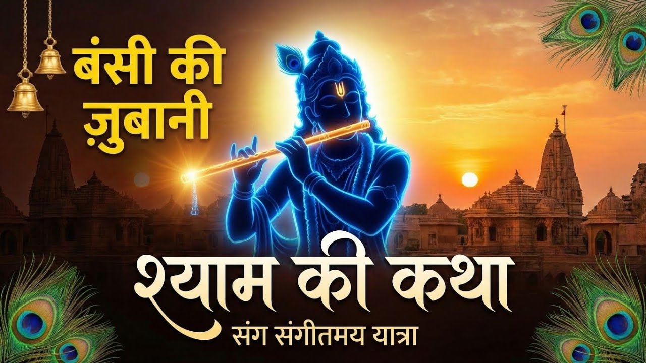 🎵“बंसी की ज़ुबानी | राधेश्याम कथा | Krishna Bhakti Audio Story | Flute & Bhajan Presentation” 🕉️ 