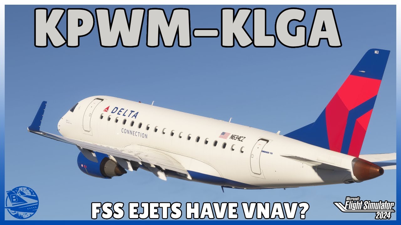 MSFS Live | FSS EJets Have VNAV? | Real World Delta Connect Ops | FSS E175 | Portland to LaGuardia