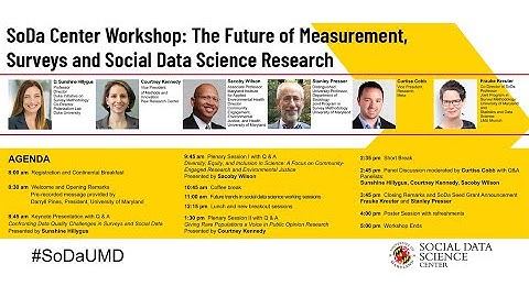 Keynote: Confronting Data Quality Challenges in Surveys and Social Data | UMD iSchool