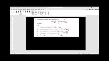 Calculating MC, AFC, AVC from total cost function