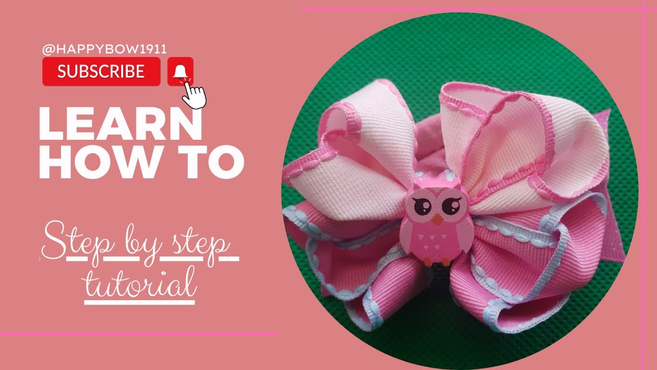 How To Create Ribbon Adorable ribbons hair bow πππHow to make ribbons hair bow - YouTube