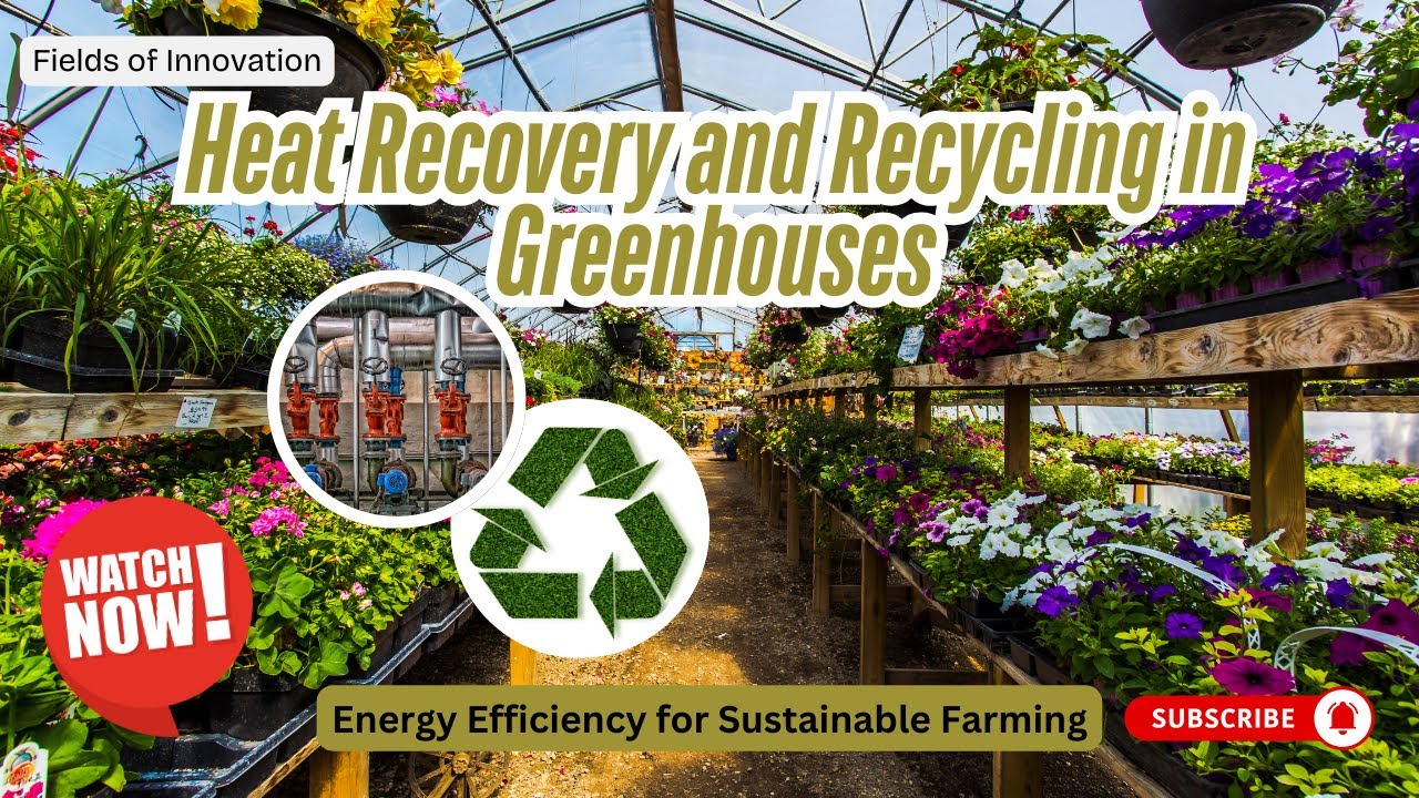 67 - Heat Recovery and Recycling in Greenhouses | Energy Efficiency for Sustainable Farming