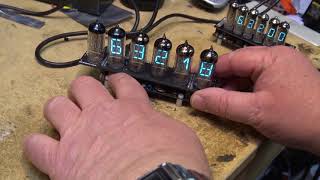 Menus on akafugu vfd clock explained