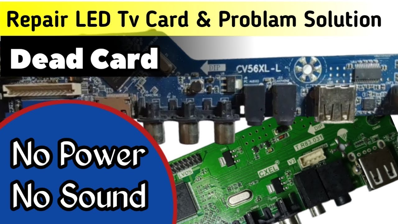 Unbelievable! Fix LCD LED TV Problems with Just One Card! YouTube