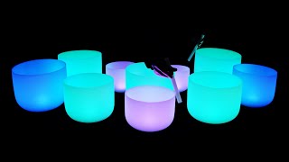 Higher Heart Chakra Healing - Deep Sleep & Chakra Healing Crystal Bowls 432Hz Sound Bath