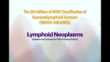 Pathlearnings Update series: WHO HEAM5 article- Mature B cell Lymphomas- Part 1