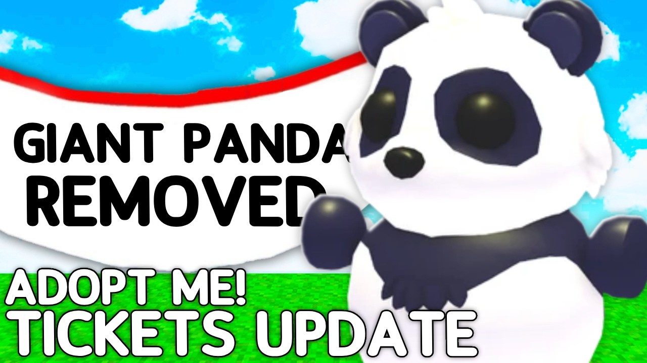 Adopt Me Is REMOVING THE GIANT PANDA! Tickets Update