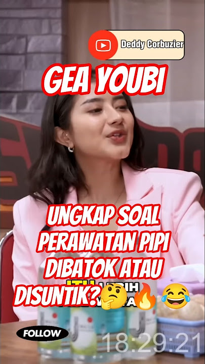 Gea youbi ungkap soal perawatan pipi 🤔! #podcast #prazteguh #gheayoubi #shortsfeed #lucu #ngakak
