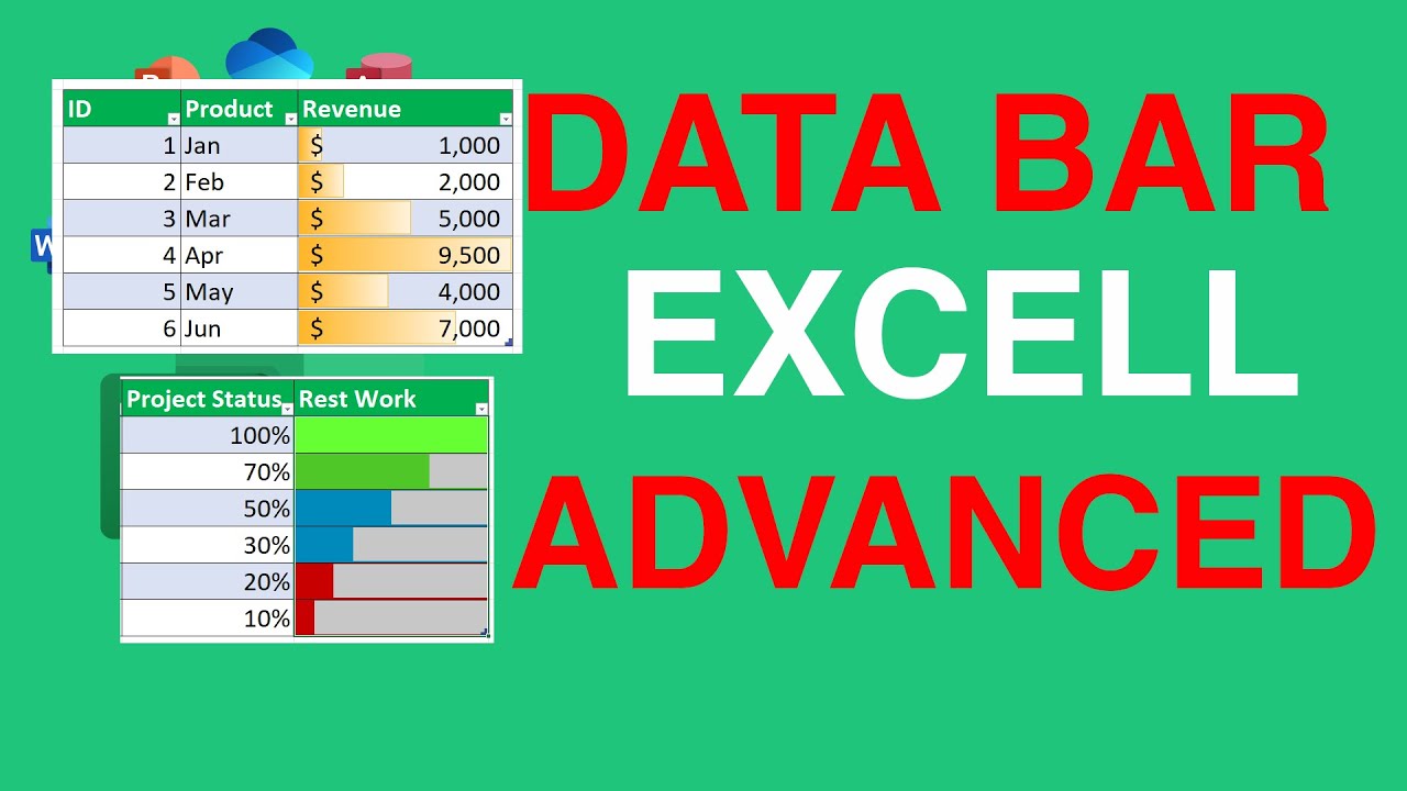 Tạo Data Bar Ấn Tượng | Microsoft Excel | How to Make Advanced Data Bar ...
