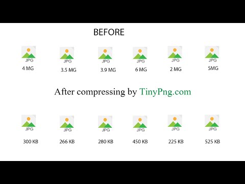 Reducing File Size of Images in Bulk using the online tool TINYPNG