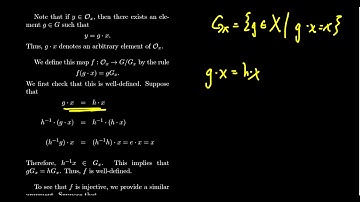 The Fundamental Counting Principle (Group Actions)