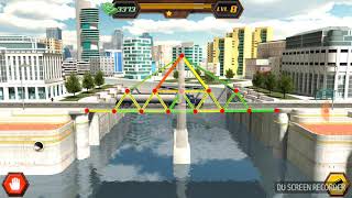Bridge Construction game - Level 8