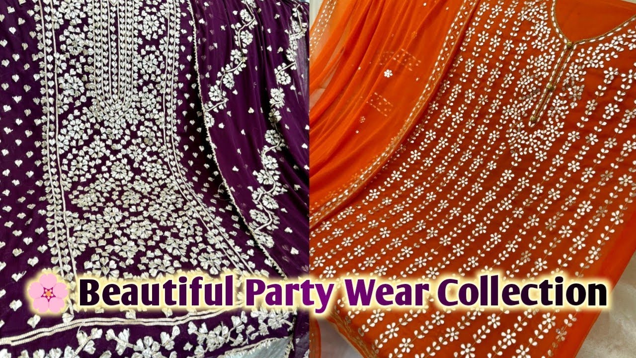 🌸 Elegant Hand Embroidery | New LCD Gotta Jall Collection #newyear #fashionvlog #newarrival 