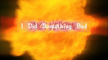 Taylor Swift - I Did Something Bad (Rock Version) (Lyrics Video)