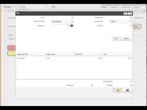 Quick demo of SmartPOS 3.0 100% Web - an OSGI plugin for SmartERP( Distro of Idempiere 2.0)