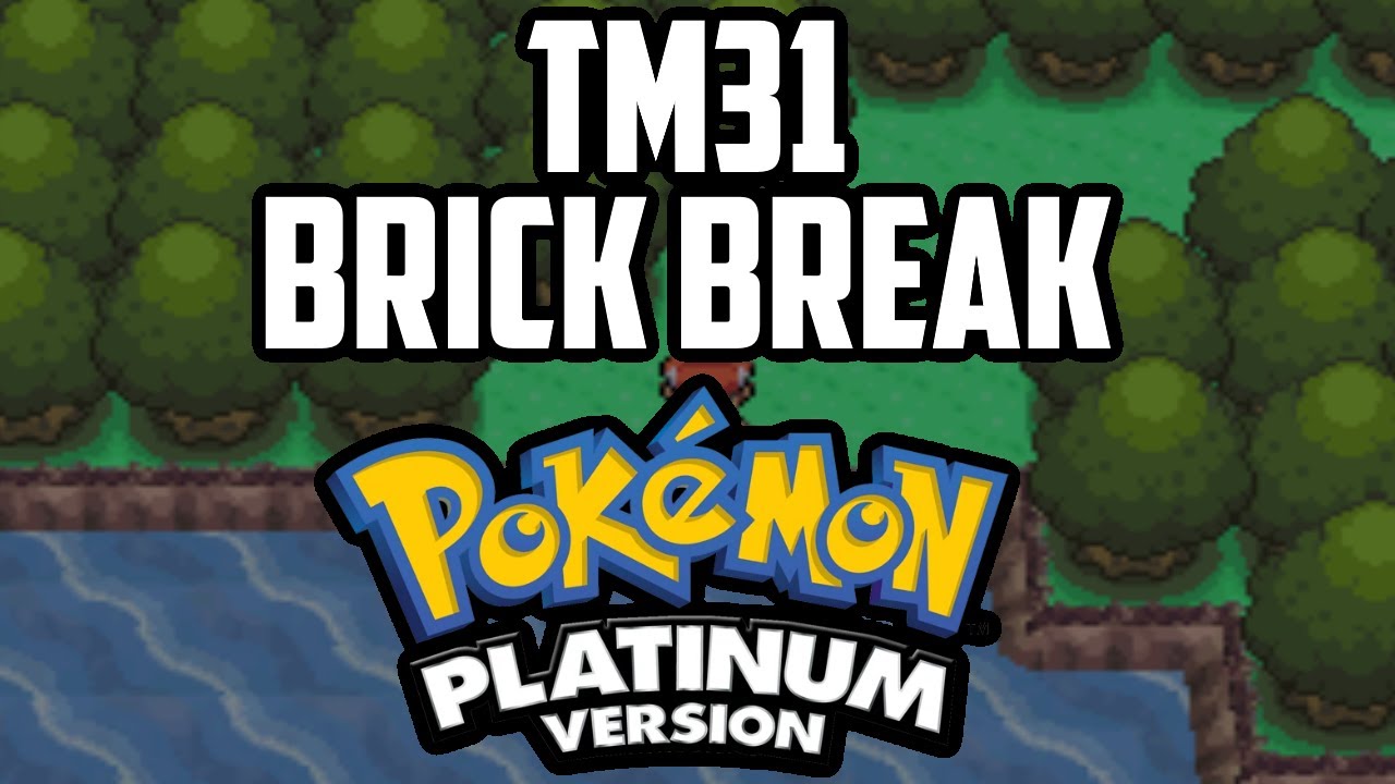 Where to Find TM31 Brick Break Pokémon Platinum YouTube