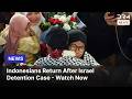 WATCH: Indonesian Activists Return Home After Being Detained in Israel on Flotilla Mission | AC14