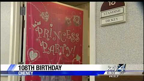 Flossie Dickey celebrates 108th birthday