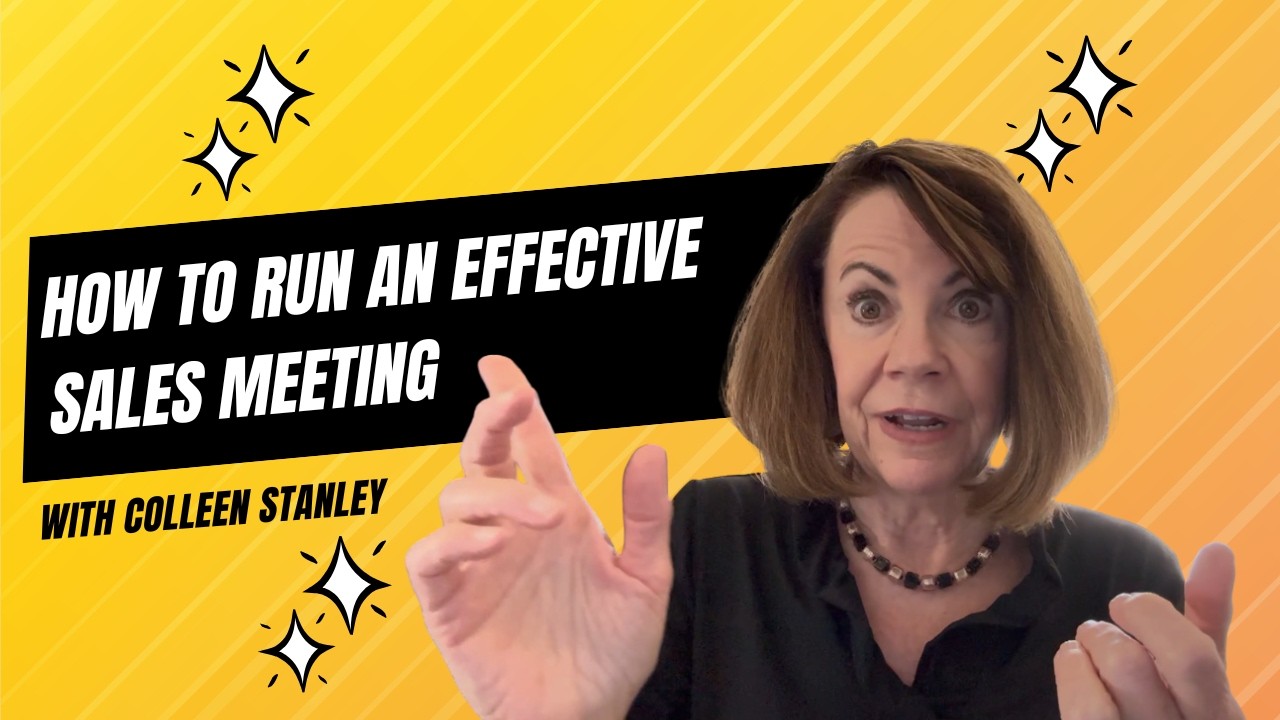 Five Ways to Make Your Sales Meetings More Productive - YouTube