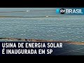 Maior usina de energia solar de São Paulo é inaugurada | SBT Brasil (08/10/21)