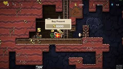 Spelunky 2 - How to rob Shopkeepers (Rope method)