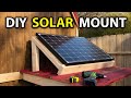 Building a Cheap and Fast DIY Solar Panel Mount