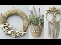 7 Amazing jute wall hanging Craft Ideas decorate your home out of scrap!