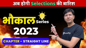 Straight Line | Lecture - VII | Manoj Chauhan