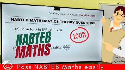 NABTEB 2025 Mathematics | Likely Theory Questions & Answers
